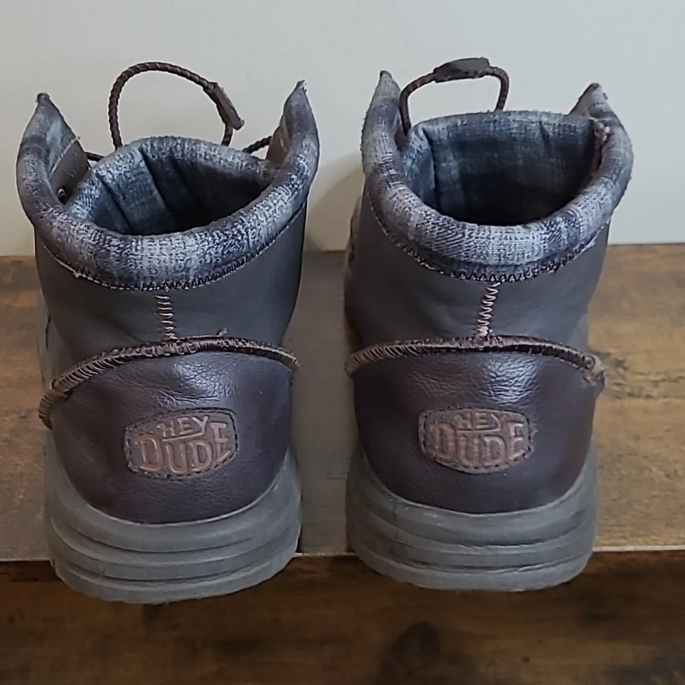 Hey Dude Dark Brown BRADLEY Classic Boots size 12